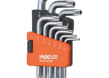 ABC TOOLS SMART SERIE  9 CHIAVI MASCHIO TAMPER TORX DA T10 A T50