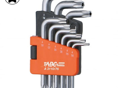 ABC TOOLS SMART SERIE  9 CHIAVI MASCHIO TAMPER TORX DA T10 A T50