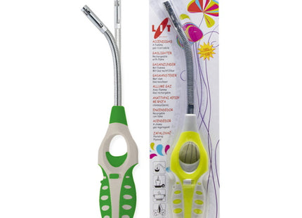 ACCENDIGAS A FIAMMA RICARICABILE HOLE FLEX ART. F020 COLORI MISTI