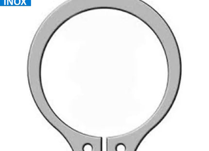 ANELLO DI ARRESTO PER ALBERI (SEEGER E) INOX AISI 420 DIN 471