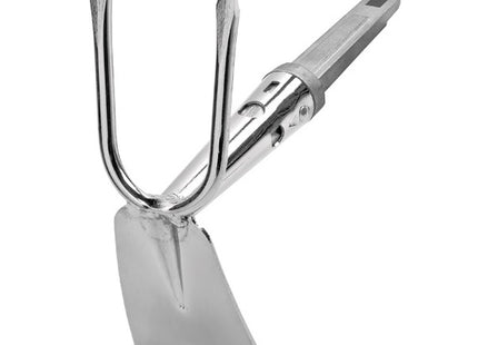 AGEF ZAPPETTA QUADRO BIDENTE IN ACCIAIO CROMATO PER MANICO POLICLICK