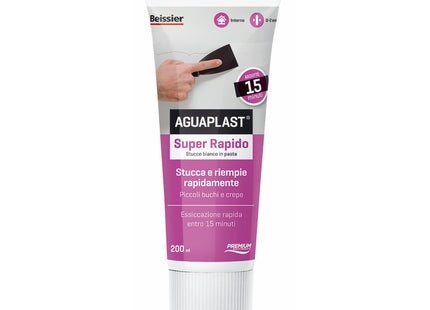 AGUAPLAST SUPER RAPIDO STUCCO IN PASTA BIANCO ULTRARAPIDO ML 200