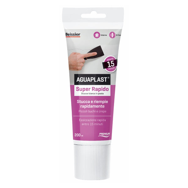 AGUAPLAST SUPER RAPIDO STUCCO IN PASTA BIANCO ULTRARAPIDO ML 200