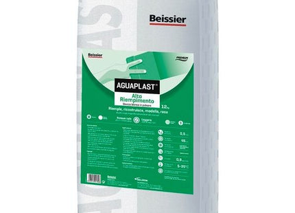 AGUAPLAST ALTO RIEMPIMENTO STUCCO IN POLVERE BIANCO KG12