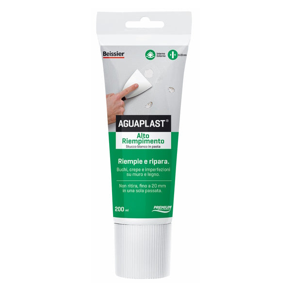 AGUAPLAST ALTO RIEMPIMENTO STUCCO IN PASTA BIANCO ML 200