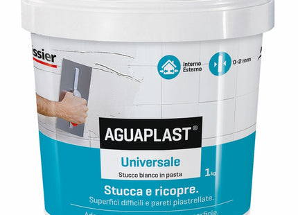 AGUAPLAST UNIVERSALE STUCCO IN PASTA BIANCO KG 1