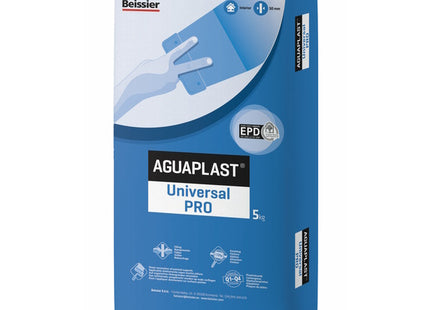 AGUAPLAST UNIVERSAL PRO STUCCO IN POLVERE BIANCO KG 5