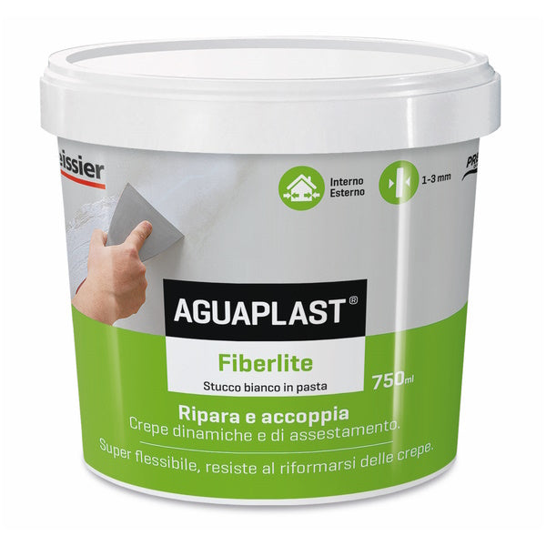 AGUAPLAST FIBERLITE STUCCO IN PASTA BIANCO ML 750