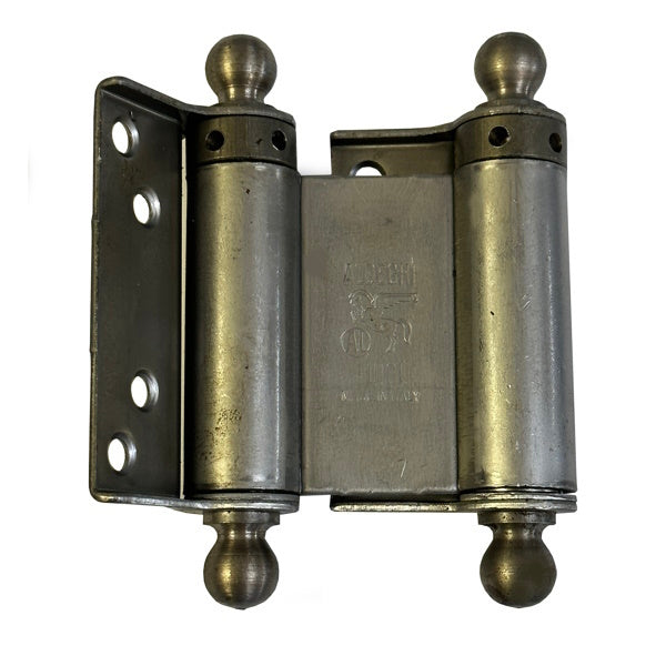 ALDEGHI ART. 100AL CERNIERA A MOLLA CON POMOLI SFERICI GREZZA MM 75*