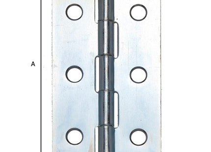 ALDEGHI ART. 120AZ-PO CERNIERA STRETTA ZINCATA PERNO OTTONE MM50