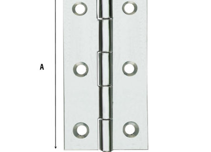 ALDEGHI ART. 120IN CERNIERA STRETTA IN ACCIAIO INOX