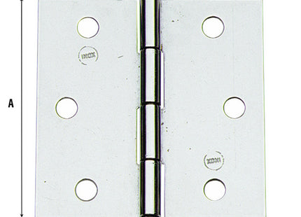 ALDEGHI ART. 121IN CERNIERA QUADRA IN ACCIAIO INOX MM25