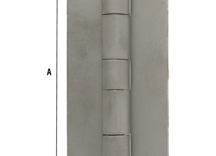 ALDEGHI ART.1227AL CERNIERA A SALDARE CON ALI PIANE GREZZA MM 60