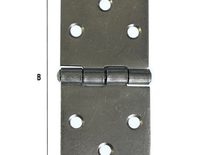 ALDEGHI ART. 126AL CERNIERA RETTANGOLARE PESANTE GREZZA