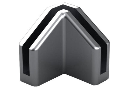 ALDEGHI ART.6000 PLEXI GIUNTO A L IN POLIMERO ARGENTO