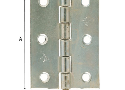 ALDEGHI ART. 838AZ-PO CERNIERA MEZZA LARGA PESANTE ZINCATA MM75