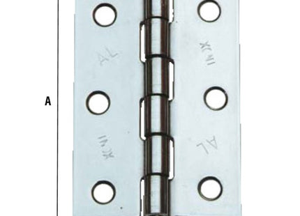 ALDEGHI ART. 840IN CERNIERA MEZZA LARGA PESANTE IN ACCIAIO INOX