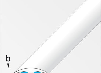 ALFER PROFILO DI RACCORDO AUTOADESIVO ALLUMINIO ANODIZZATO MT.1