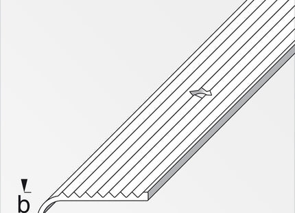 ALFER PROFILO TONDO DI CHIUSURA ALLUMINIO ANODIZZATO ARGENTO MM25X6 MT1