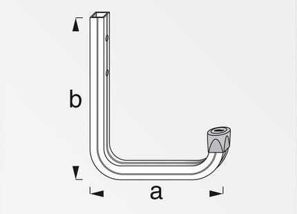 ALFER GANCIO PER PARETI ALLUMINIO NATURALE