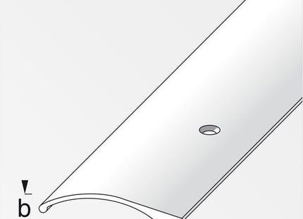 ALFER PROFILO PER COMPENSAZIONE ALLUMINIO TITANIO MM38,5X7,5 MT1