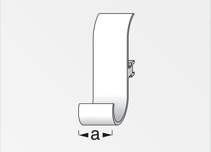 ALFER GANCIO UNIVERSALE COAXIS ALLUMINIO NATURALE MM 25 PORTATA KG15 PZ2