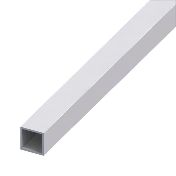 ALFER TUBO QUADRATO ALLUMINIO ANODIZZATO ARGENTO MM15X15x1 MT2