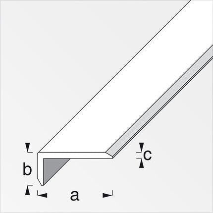 ALFER PROFILO PROTEZIONE BORDI ALLUMINIO ANODIZZATO ARGENTO MT.2
