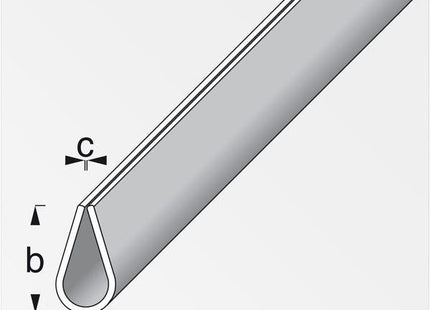 ALFER PROFILO PER CORNICI IN PVC BIANCO SPESSORE MM 0,5-2,0 MT1