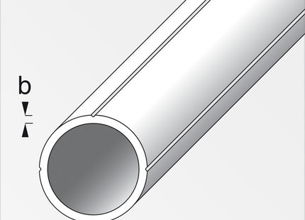 ALFER TUBO TONDO PVC BIANCO MT.1