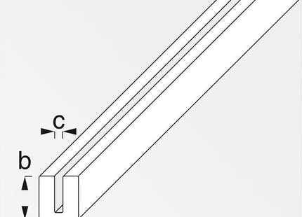 ALFER PROFILO PER GUARNIZIONI IN PLASTICA MM 5X 6X 1,8 MT2,5