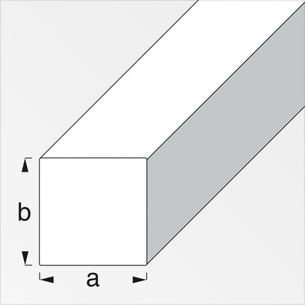 ALFER BARRA QUADRATA ACCIAIO LAMINATO MT.1