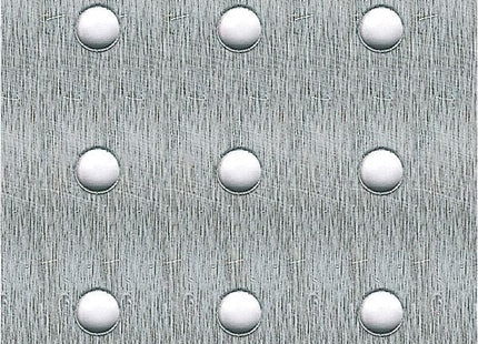 ALFER LAMIERA CON PERFORAZIONE TONDA ALLUMINIO NATURALE MM1,5X250X 500