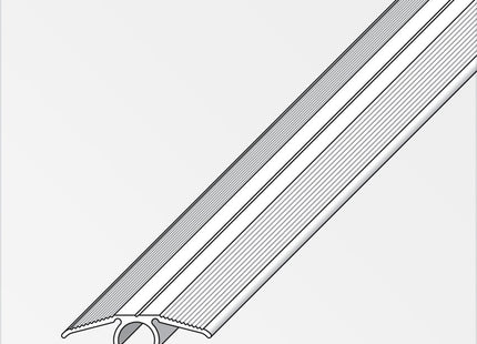 ALFER PROFILO DI COMPENSAZIONE ALLUMINIO ANODIZZATO ARGENTO MM33 MT1