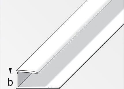 ALFER PROFILO PER BORDI ALLUMINIO ANODIZZATO ARGENTO MM15X9 MT1