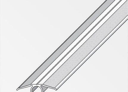 ALFER PROFILO DI COMPENSAZIONE ALLUMINIO ANODIZZATO TITANIO MM33 MT1