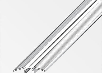 ALFER PROFILO DI COMPENSAZIONE ALLUMINIO ANODIZZATO TITANIO MM33 MT2
