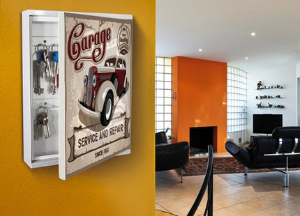 ALUBOX BACHECA CON 16 GANCI PER CHIAVI MIA GARAGE