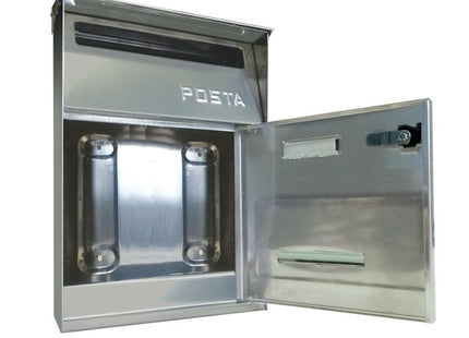 ALUBOX CASSETTA POSTALE MOD. EFFE T EVO INOX