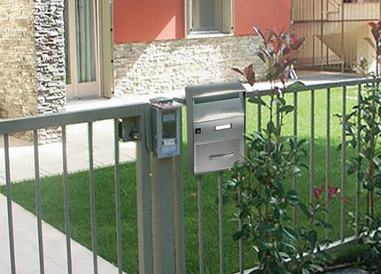 ALUBOX CASSETTA POSTALE MOD. EFFE T EVO INOX