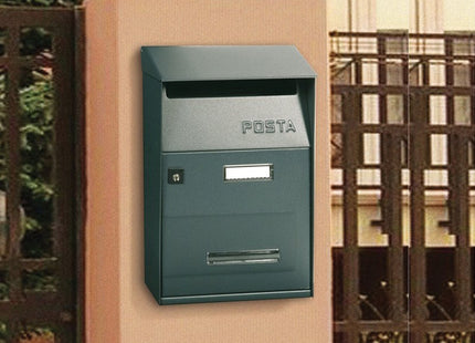 ALUBOX CASSETTA POSTALE MOD. EFFE COLORE VERDE