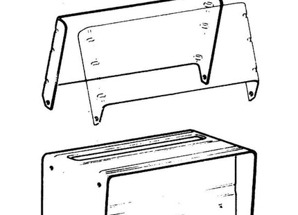 ALUBOX CASSETTA POSTALE MOD. DUBLO INOX TDL*
