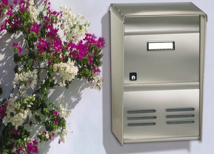 ALUBOX CASSETTA POSTALE MOD. DUBLO EVO INOX