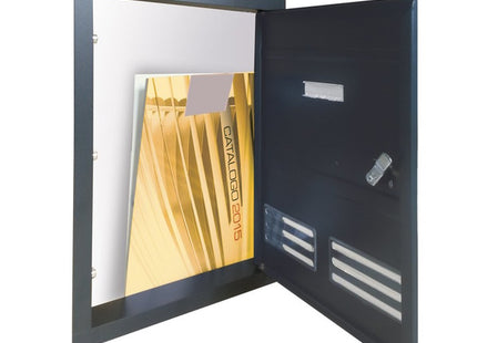 ALUBOX SPORTELLO DA INCASSO ALLUMINIO VERNICIATO GRIGIO