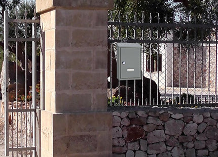 ALUBOX CASSETTA POSTALE MOD. PRIMA MAXI COLORE ARGENTO