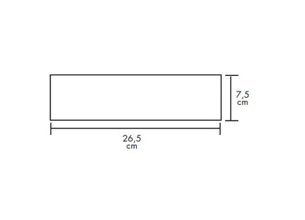 ALUBOX PLACCA BUCALETTERE ANTICA OTTONE A6 GRIGIA