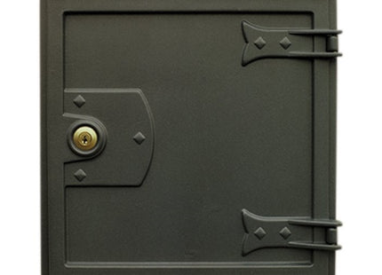 ALUBOX SPORTELLO DA INCASSO IN OTTONE VERNICIATO GRIGIO MM290X290