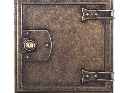 ALUBOX SPORTELLO DA INCASSO IN OTTONE BRUNITO MM290X290