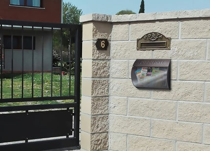 ALUBOX CASSETTA PER PUBBLICITA' MOD. BUSTA COLORE GRIGIO