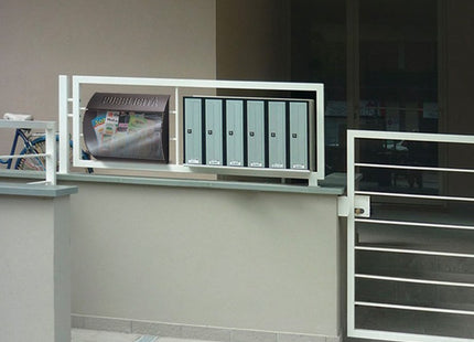 ALUBOX CASSETTA PER PUBBLICITA' MOD. BUSTA COLORE GRIGIO